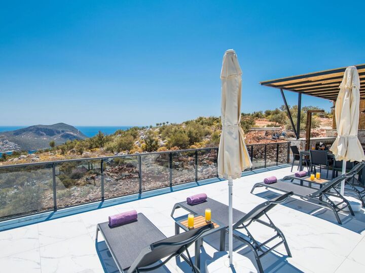 3-Bed House with Private Pool in Kas, Sleeps 6, 1092