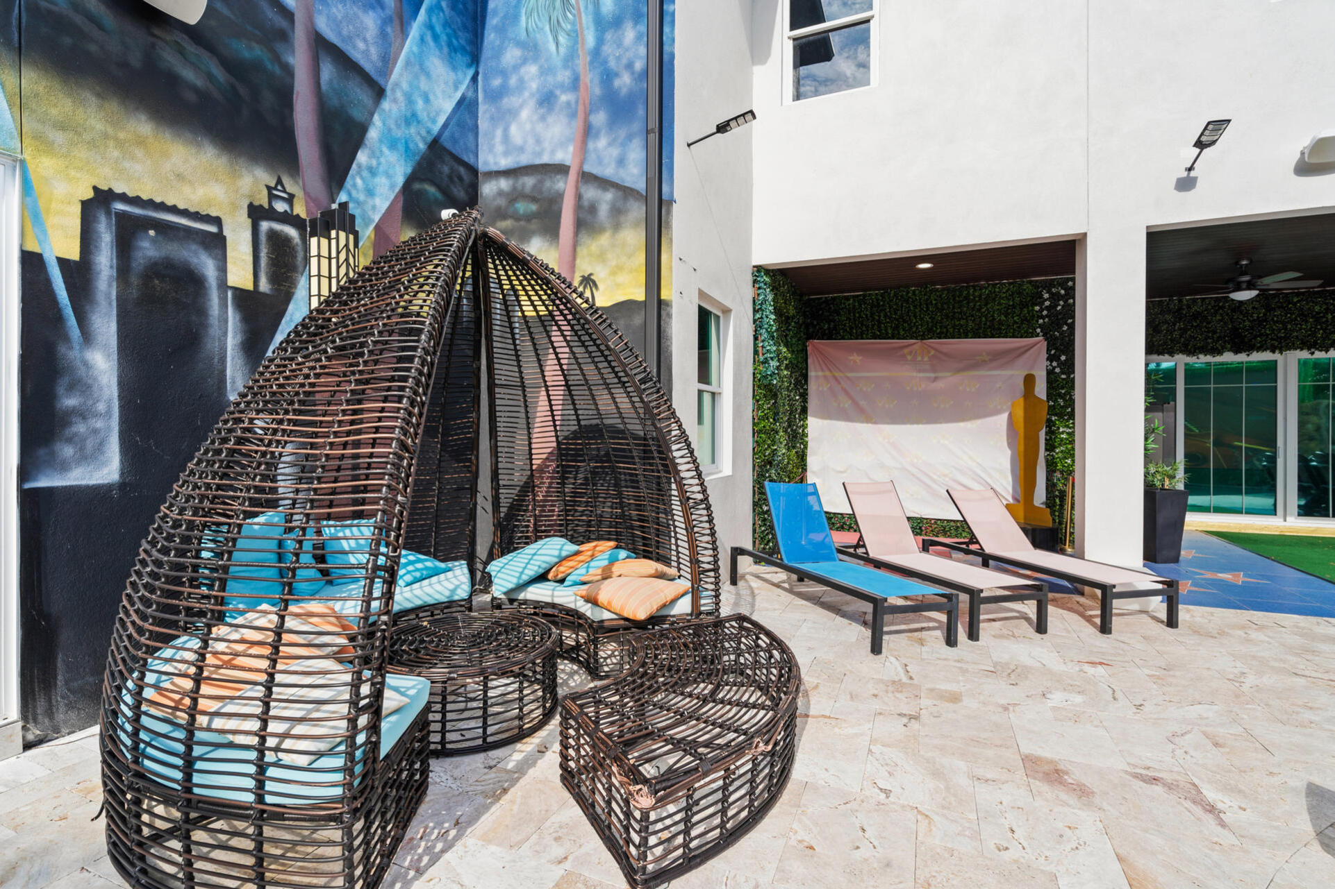 Outdoor Lounge Area