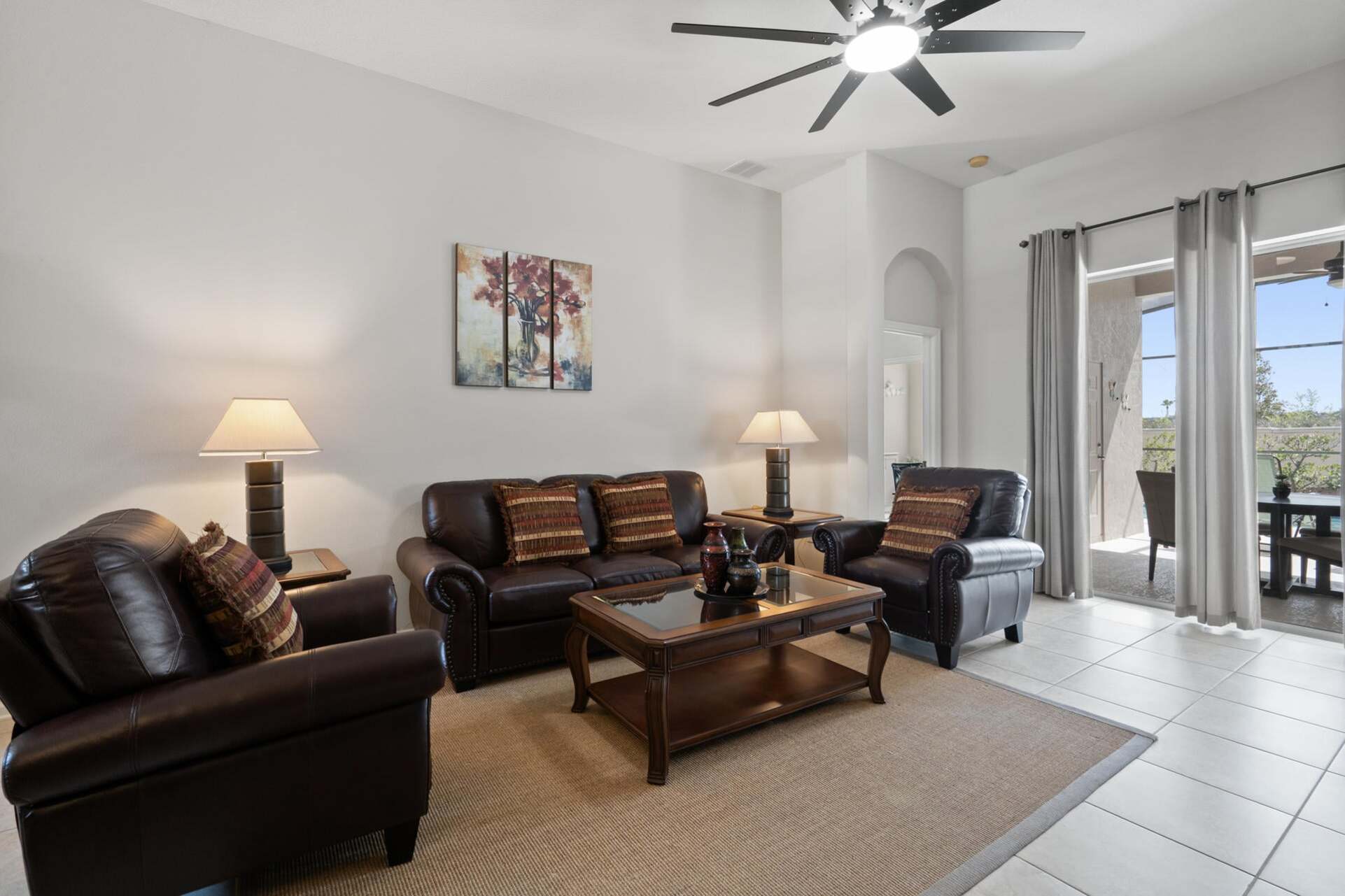Living Room 50" TV