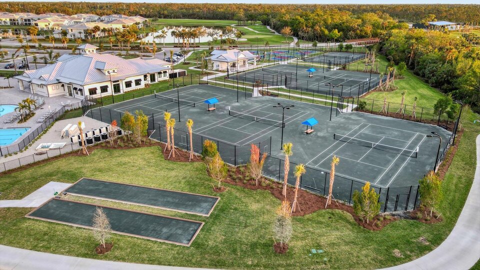 Tennis and pickleball courts