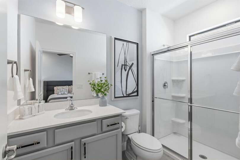 Queen Suite Bathroom 7 Upstairs Shower